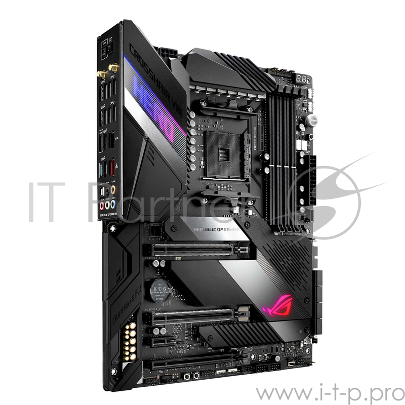 ASUS ROG CROSSHAIR VIII HERO, Socket AM4, X570, 4*DDR4, SLI+CrossFireX, SATA3 + RAID, Audio, Gb LAN, USB 3.2*19, USB 2.0*4, ATX 90MB10T0-M0EAY0