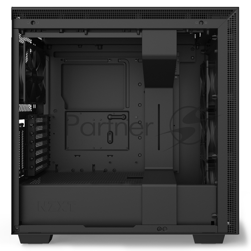 Корпус NZXT CA-H710I-B1 H710i Mid Tower Black/Black Chassis with Smart Device 2, 3x120, 1x140mm Aer F Case Fans, 2xLED Strips and Vertical GPU Mount