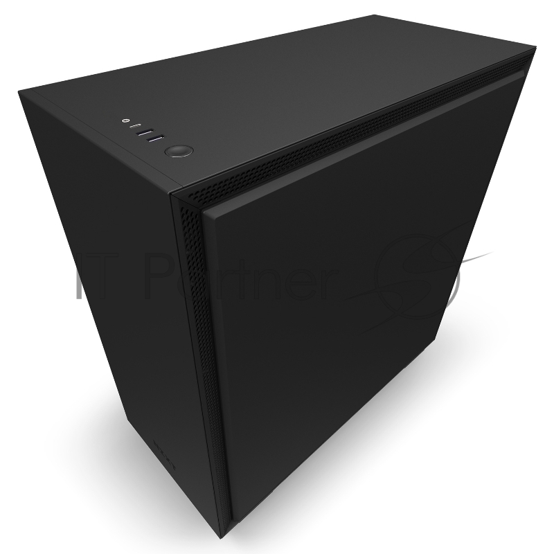 Корпус NZXT CA-H710I-B1 H710i Mid Tower Black/Black Chassis with Smart Device 2, 3x120, 1x140mm Aer F Case Fans, 2xLED Strips and Vertical GPU Mount