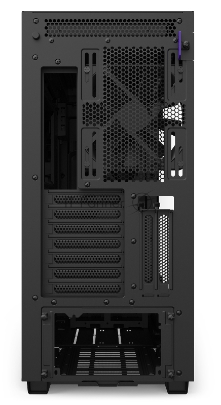 Корпус NZXT CA-H710I-B1 H710i Mid Tower Black/Black Chassis with Smart Device 2, 3x120, 1x140mm Aer F Case Fans, 2xLED Strips and Vertical GPU Mount
