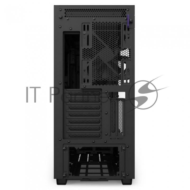 Корпус NZXT CA-H710I-B1 H710i Mid Tower Black/Black Chassis with Smart Device 2, 3x120, 1x140mm Aer F Case Fans, 2xLED Strips and Vertical GPU Mount