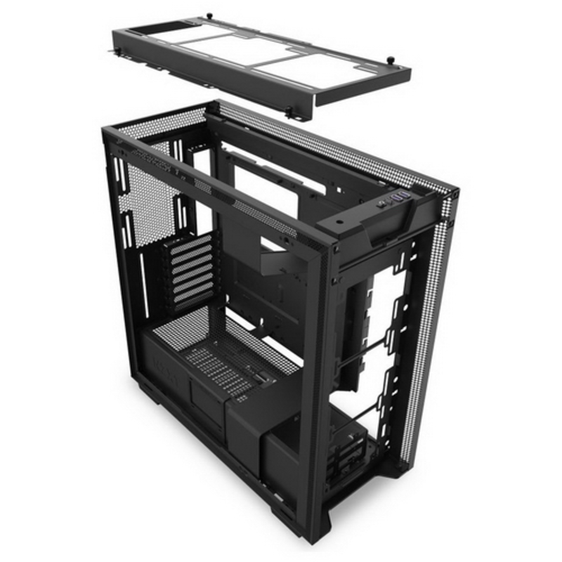 Корпус NZXT CA-H710B-B1 H710 Mid Tower Black/Black Chassis with 3x120, 1x140mm Aer F Case Fans
