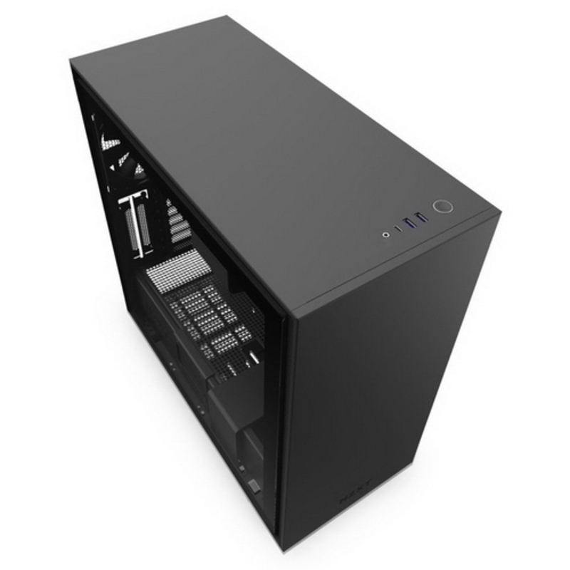Корпус NZXT CA-H710B-B1 H710 Mid Tower Black/Black Chassis with 3x120, 1x140mm Aer F Case Fans