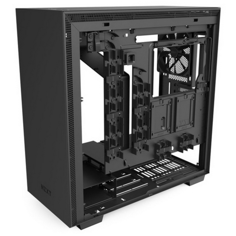 Корпус NZXT CA-H710B-B1 H710 Mid Tower Black/Black Chassis with 3x120, 1x140mm Aer F Case Fans