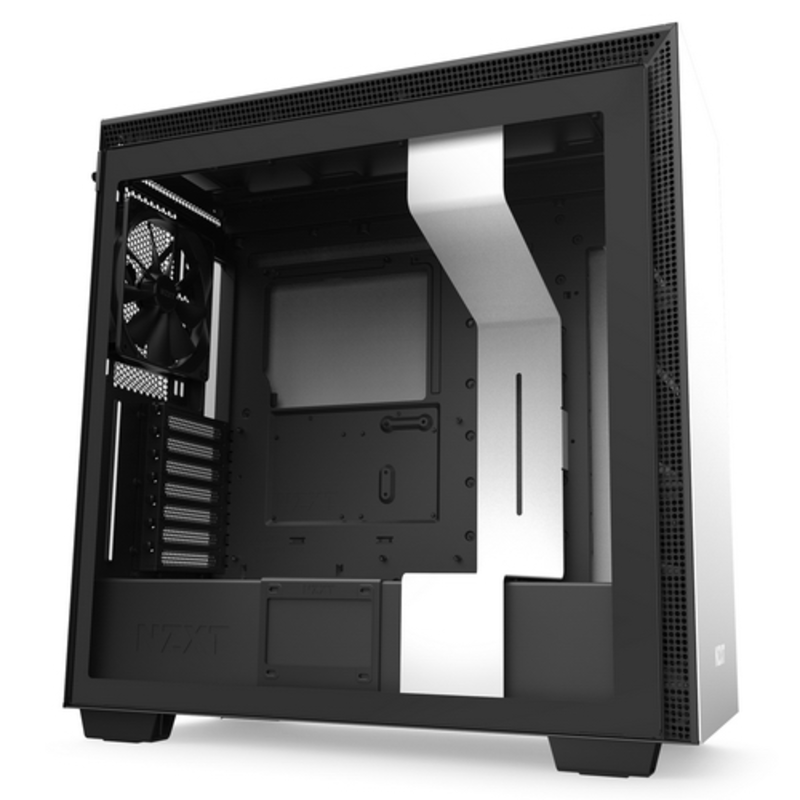 Корпус NZXT CA-H710B-W1 H710 Mid Tower White/Black Chassis with 3x120, 1x140mm Aer F Case Fans