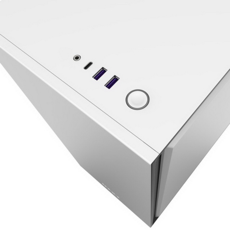 Корпус NZXT CA-H710B-W1 H710 Mid Tower White/Black Chassis with 3x120, 1x140mm Aer F Case Fans