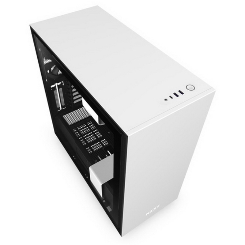 Корпус NZXT CA-H710B-W1 H710 Mid Tower White/Black Chassis with 3x120, 1x140mm Aer F Case Fans