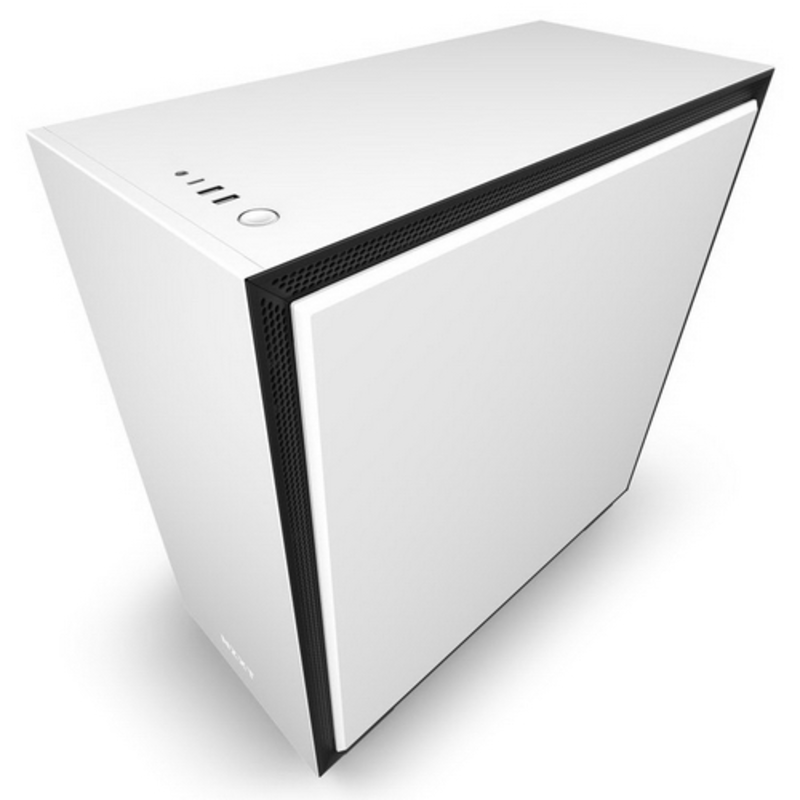 Корпус NZXT CA-H710B-W1 H710 Mid Tower White/Black Chassis with 3x120, 1x140mm Aer F Case Fans