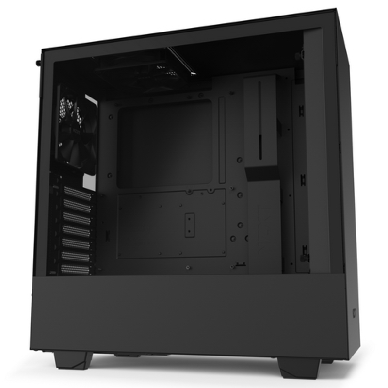 Корпус NZXT CA-H510B-B1 H510 Compact Mid Tower Black/Black Chassis with 2x120mm Aer F Case Fans