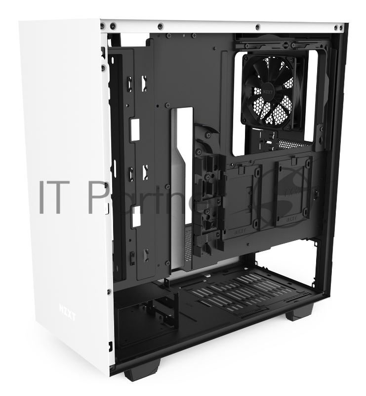 Корпус NZXT CA-H510B-W1 H510 Compact Mid Tower White/Black Chassis with 2x120mm Aer F Case Fans