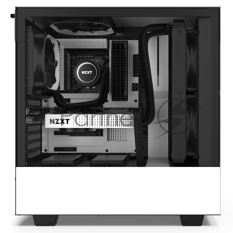 Корпус NZXT CA-H510B-W1 H510 Compact Mid Tower White/Black Chassis with 2x120mm Aer F Case Fans