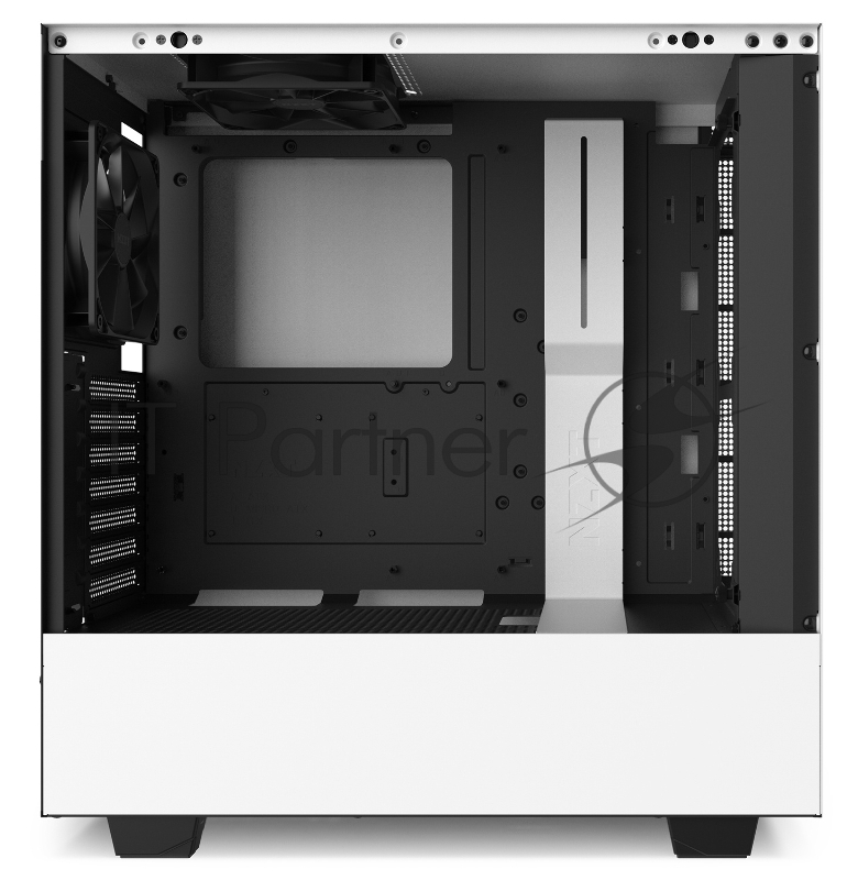 Корпус NZXT CA-H510B-W1 H510 Compact Mid Tower White/Black Chassis with 2x120mm Aer F Case Fans