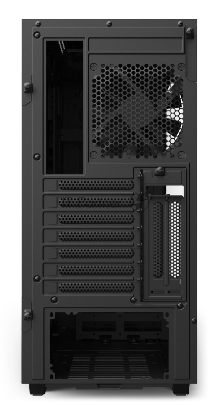 Корпус NZXT CA-H510I-B1 H510i Compact Mid Tower Black/Black Chassis with Smart Device 2, 2x120mm Aer F Case Fans, 2xLED Strips and Vertical GPU Mount