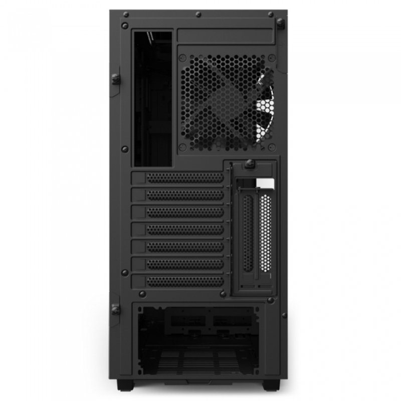 Корпус NZXT CA-H510I-BR H510i Compact Mid Tower Black/Red Chassis with Smart Device 2, 2x120mm Aer F Case Fans, 2xLED Strips and Vertical GPU Mount