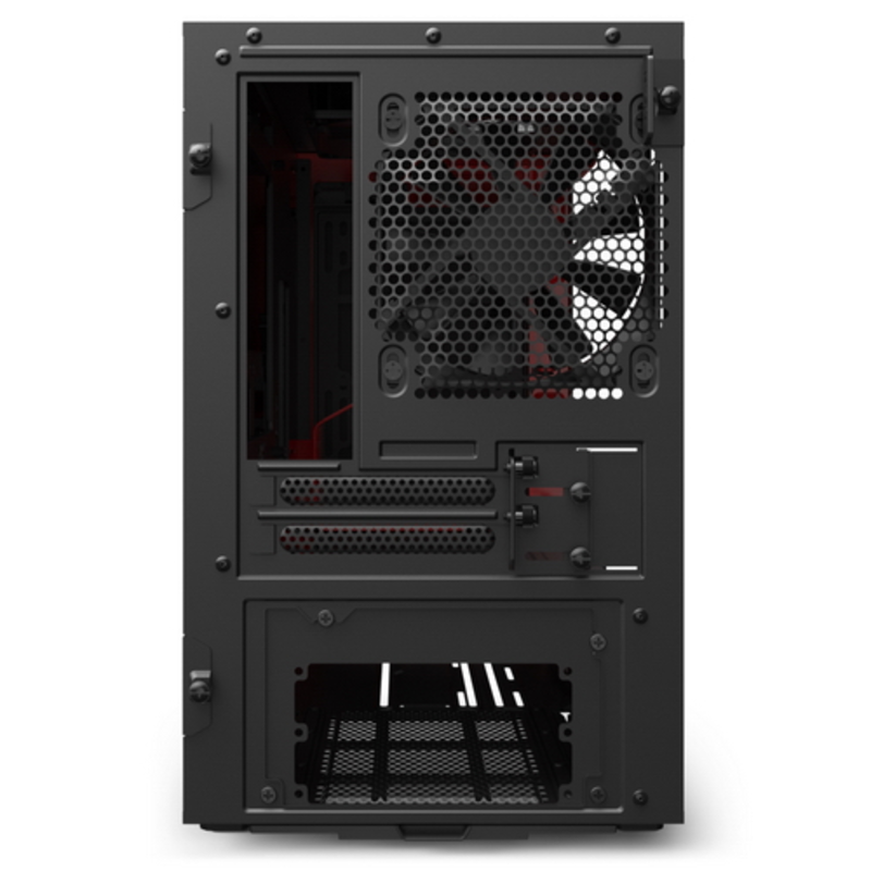 Корпус NZXT CA-H210B-BR H210 Mini ITX Black/Red Chassis with 2x120mm Aer F Case Fans
