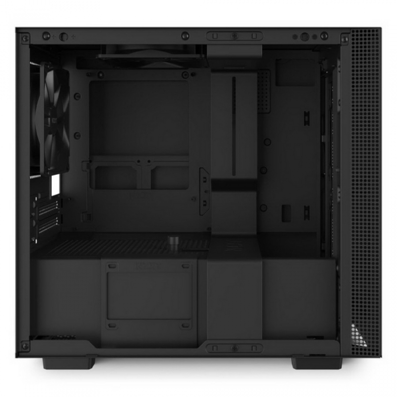 Корпус NZXT CA-H210I-B1 H210i Mini ITX Black/Black Chassis with Smart Device 2, 2x120mm Aer F Case Fans, 1xLED Strip