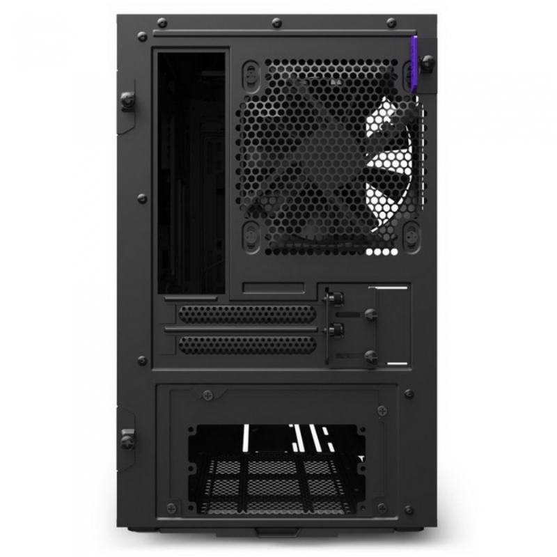 Корпус NZXT CA-H210I-B1 H210i Mini ITX Black/Black Chassis with Smart Device 2, 2x120mm Aer F Case Fans, 1xLED Strip