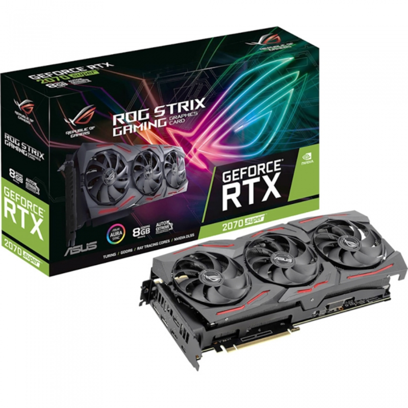ASUS ROG-STRIX-RTX2070S-8G-GAMING // RTX2070S,HDMI2,DP2,USBC,8G,D6 90YV0DI2-M0NA00