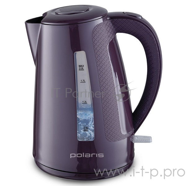 Чайник Polaris PWK 2016C (2000W,2л, диск)бордо