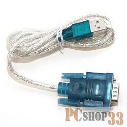 Кабель 5bites UA-AMDB9-012 Кабель-адаптер USB2.0/AM - RS232(DB9)/M, 1.2м.