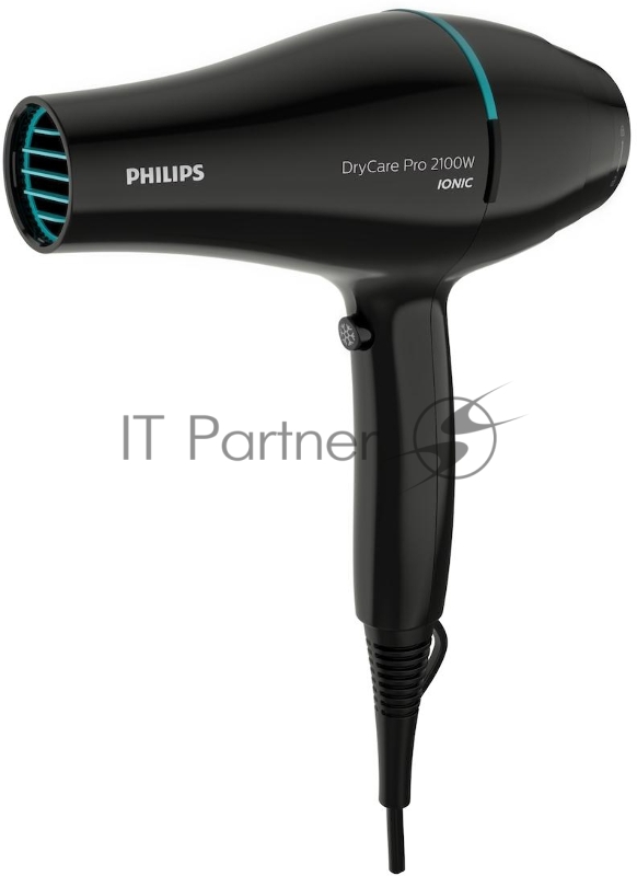 Фен Philips Фен Philips/ Фен электрический, 2100 Вт, ионизация, 6 настроек температуры/скорости воздушного потока, насадка-концентратор 9 мм, холодный обдув, черный