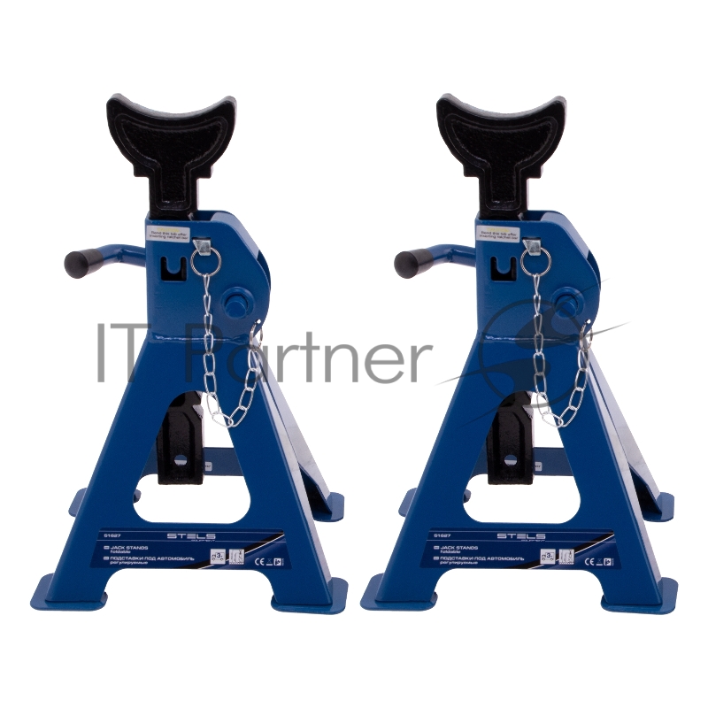 STELS Подставки под автомобиль регулируемые, 3 т, 51627
