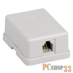 ITK CS2-3C3U-12 Настенная розетка RJ12, кат.3 UTP, 1-порт