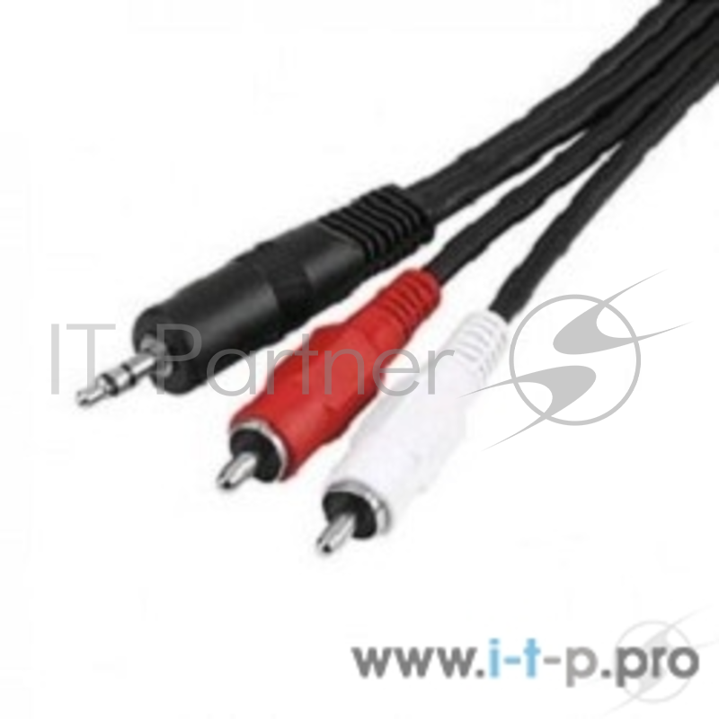 Кабель 5bites AC35J2R-050M Кабель 3.5 Jack/M - 2*RCA/M, 5м, стерео