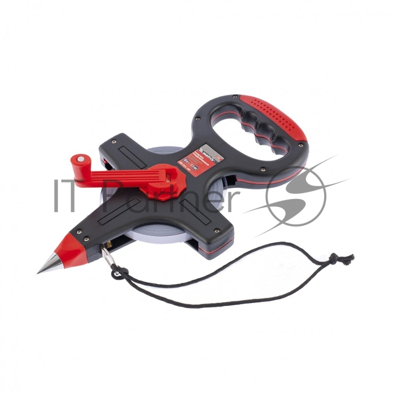 MATRIX Рулетка геодезическая, 50 м х 12,5 мм, металлическая лента, открытый корпус// MASTER 31445