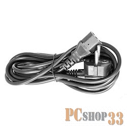 Кабель 5bites VDE107530 Кабель питания PSU-220V 3x0.75mm VDE (с заземлением), евро вилка, 3м