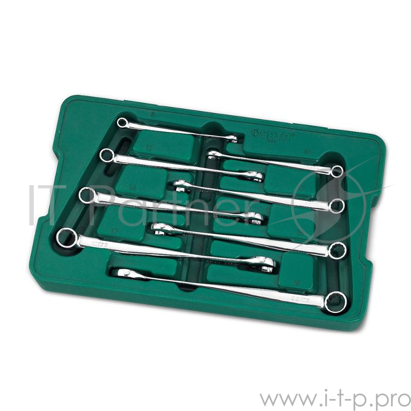 Набор комбинированных ключей SATA 08005 (8 - 19 мм) 8 шт.