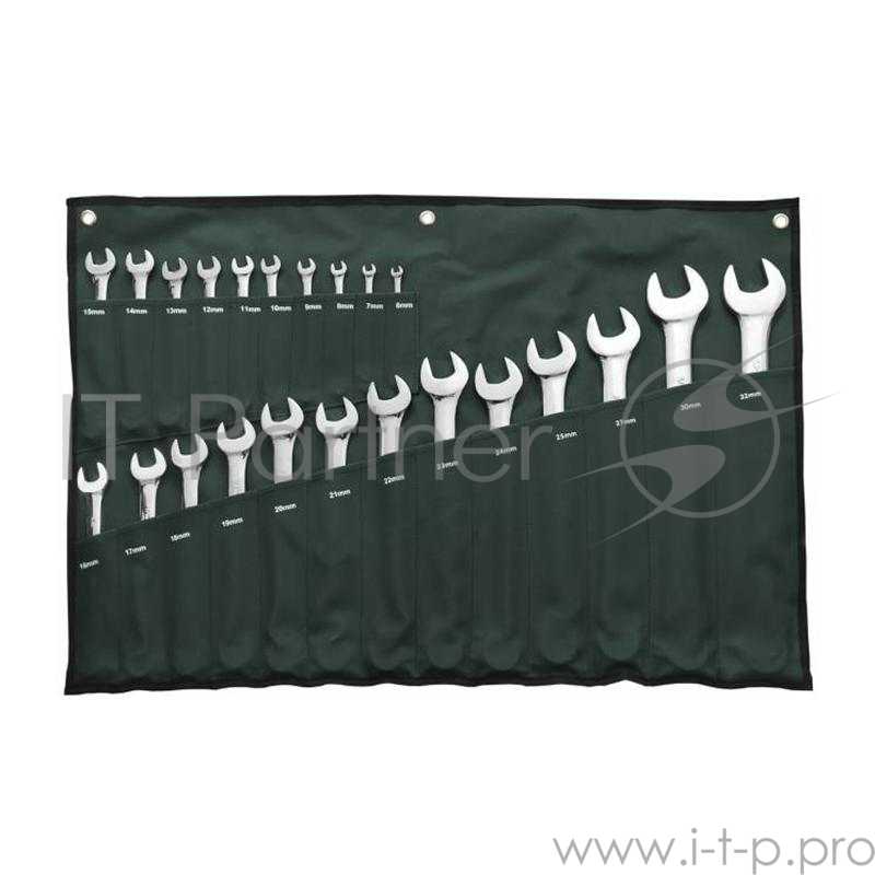 Набор комбинированных ключей SATA 09027 (6 - 32 мм) 23 предмета