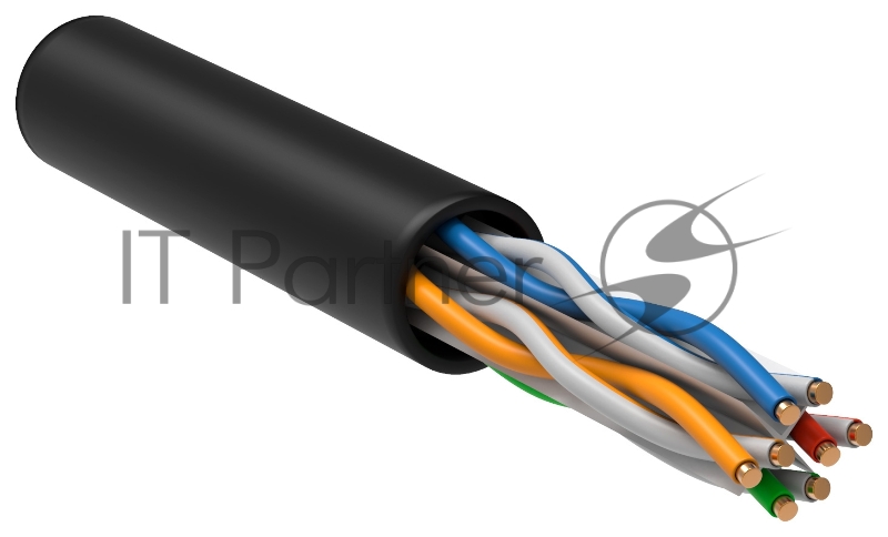 ITK LC3-C604-139 Каб. вп U/UTP, кат.6 4 x 2 x 23AWG solid, LDPE, 305м, чер.
