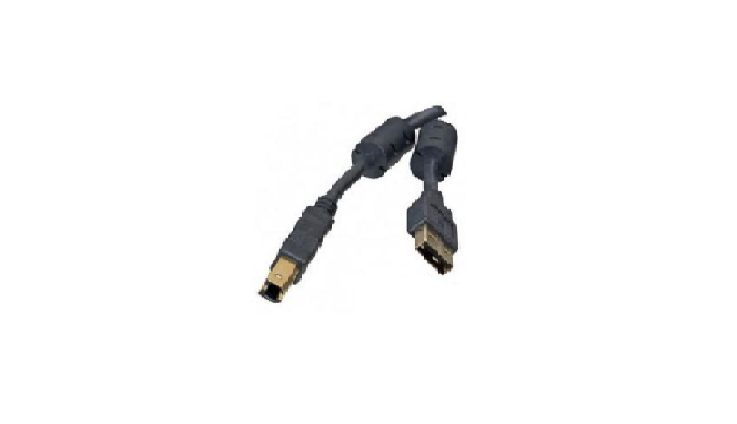 Кабель 5bites UC5010-030A Проф. Кабель USB2.0, AM/BM, зол.разъемы, ферр.кольца, 3м., черный