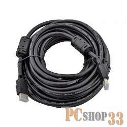 Кабель Telecom Кабель (CG511D-10M) HDMI to HDMI (19M -19M) ver.1.4b, 2 фильтра, 10м, с позолоченными контактами 6242755316577