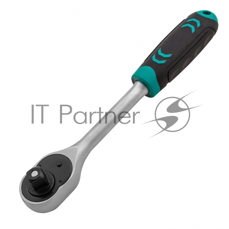 STELS Набор торцевых головок, 1/2, головки 10 - 22 мм, с трещот, ключом, CrV,11 предм 14127