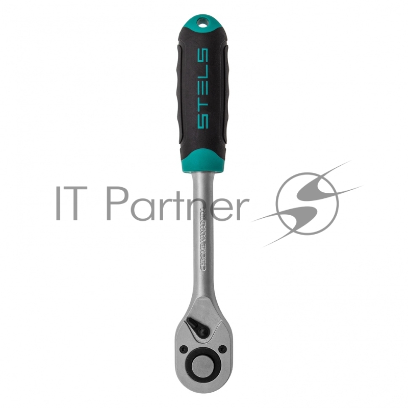 STELS Набор торцевых головок, 1/2, головки 10 - 22 мм, с трещот, ключом, CrV,11 предм 14127