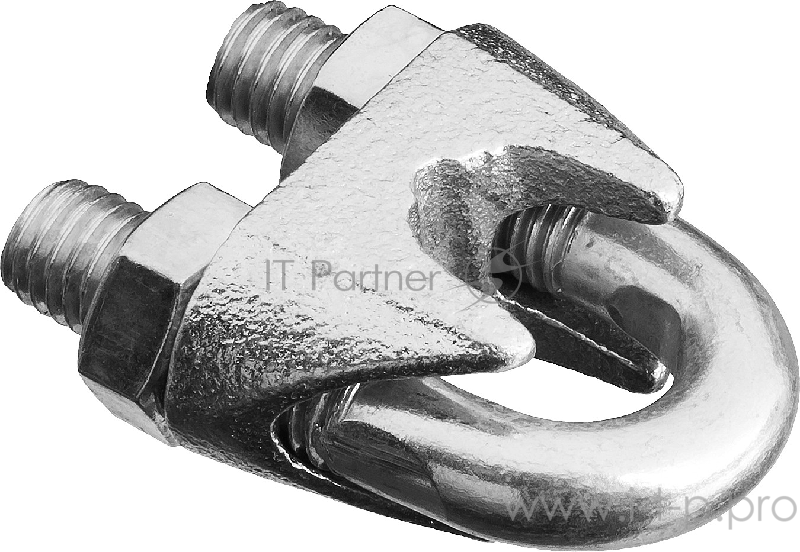 STAYER Зажим троса DIN 741, 6мм, 80 шт, оцинкованный, 30535-06