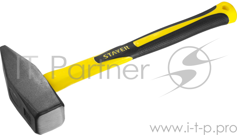 STAYER Молоток PROFI слесарный кованый с двухкомпонентной фиберглассовой ручкой, 2,0кг 20050-20_z01