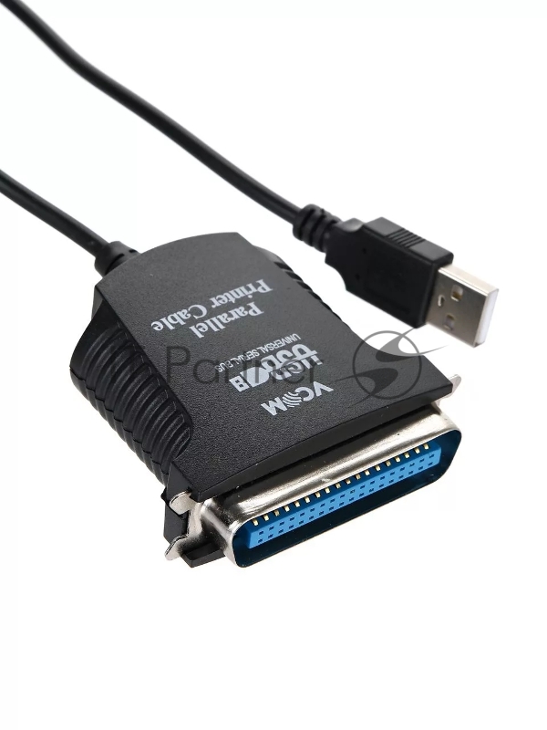Кабель VCOM VUS7052 Кабель-адаптер USB A (вилка) - LPT (прямое подключение к LPT порту принтера) 1.8m