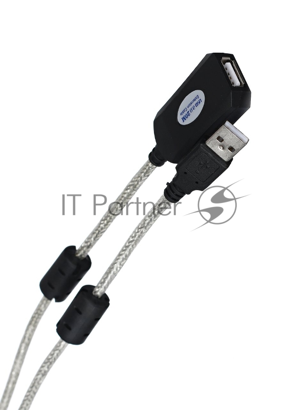 Кабель VCOM VUS7049-20M Кабель-адаптер USB2.0-repeater, удлинительный активный Am--Af 20м