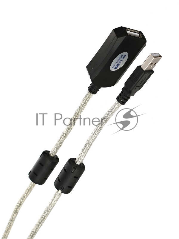Кабель VCOM VUS7049-20M Кабель-адаптер USB2.0-repeater, удлинительный активный Am--Af 20м