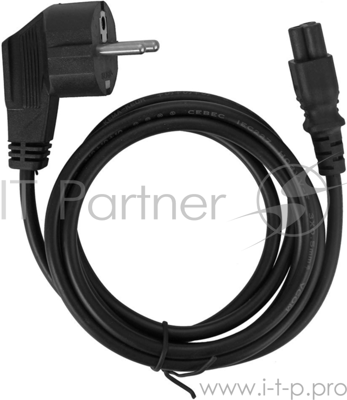 Кабель VCOM CE022-CU 1.8M Кабель питания для ноутбуков 1.8М 3G0.5mm 220V VDE стандарт