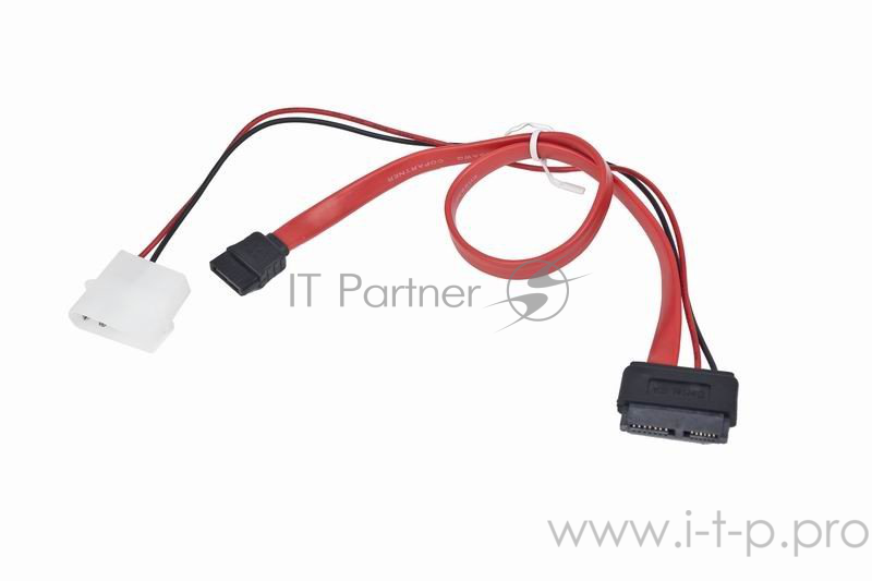 Кабель Gembird/Cablexpert Кабель Combo miniSATA , molex+SATA/miniSATA, 6pin+7pin, (длина инт-50см, пит-30см) (CC-SATA-C3)