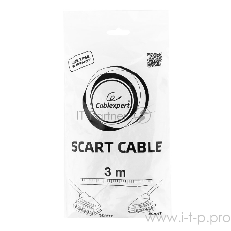 Кабель Кабель аудио/видео Gembird CCV-518, SCART / SCART, 21pin, 3м (CCV-518-3M )