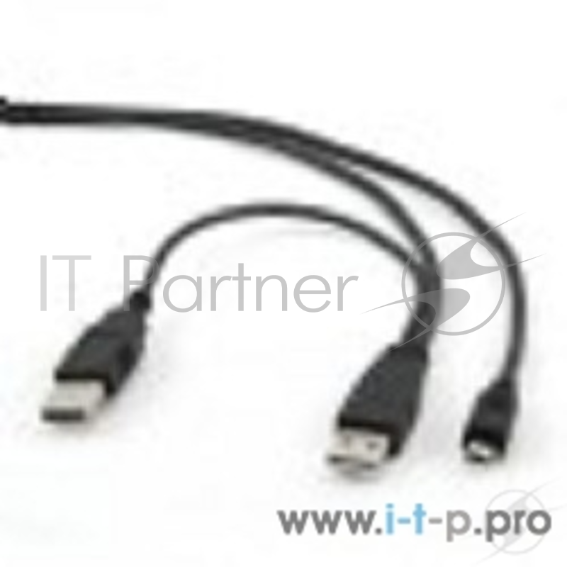 Кабель Gembird/Cablexpert CCP-USB22-AM5P-3 USB 2.0 Pro Кабель , 2xAM/miniBM 5P, 0.9м, экран, черный
