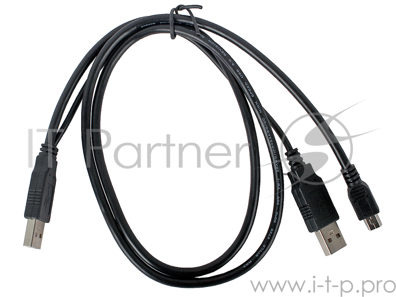 Кабель Gembird/Cablexpert CCP-USB22-AM5P-3 USB 2.0 Pro Кабель , 2xAM/miniBM 5P, 0.9м, экран, черный