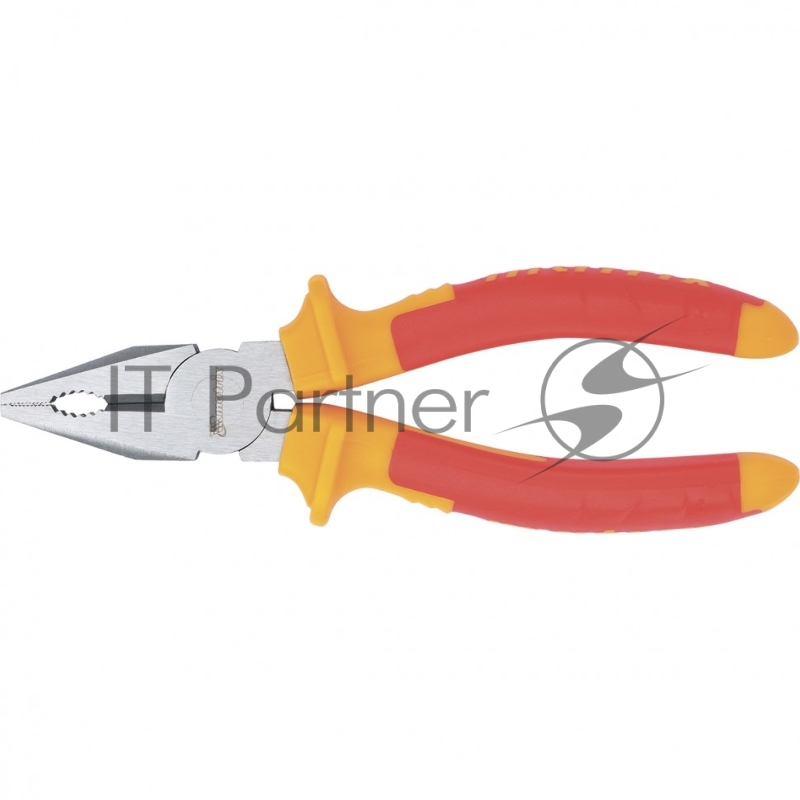 MATRIX Плоскогубцы комбинированные, Insulated, 180мм, двухкомпонентные рукоятки// PROFESSIONAL 16903