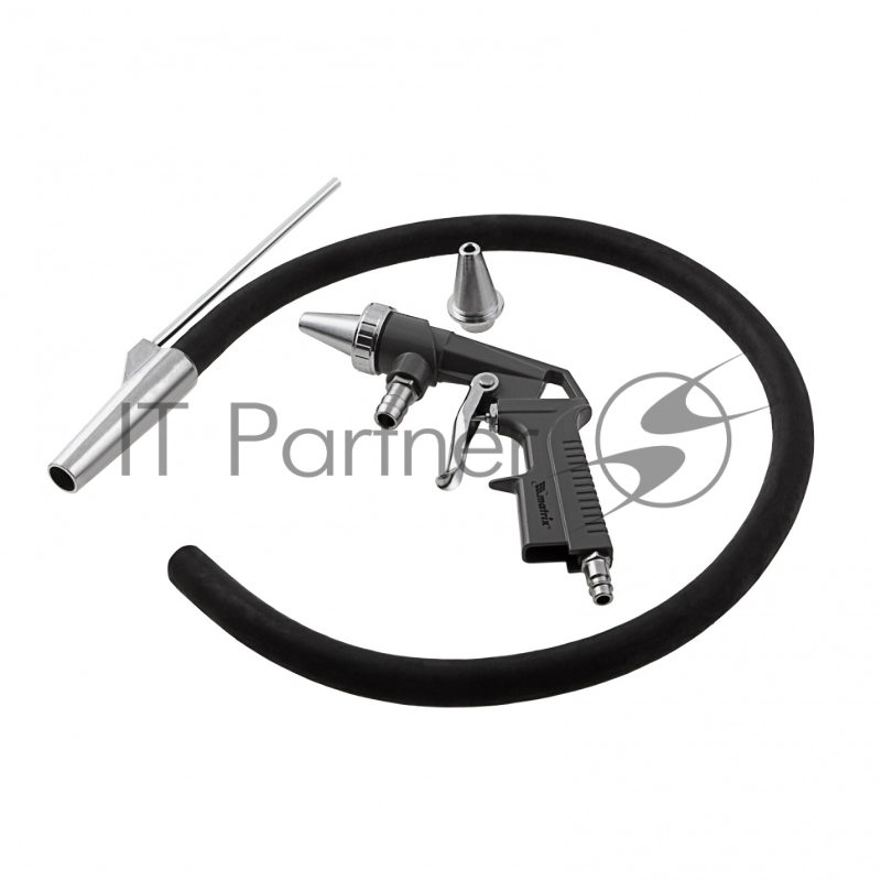 MATRIX Пистолет пескоструйный со шлангом, пневматический// 57328