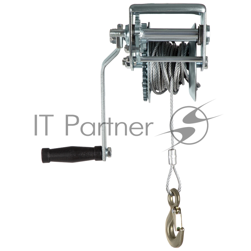 MATRIX Лебедка шестеренчатая, тяга - 0,8 т, тросовая// MATRIX 522735